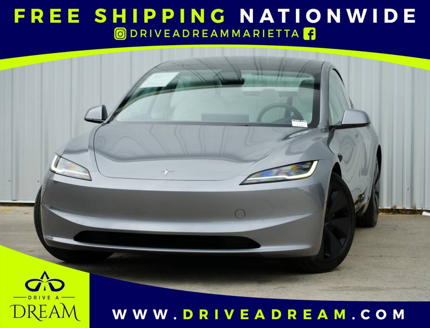 2025 Tesla Model 3 Long Range — Sedan — 1,906 mi — Marietta, GA