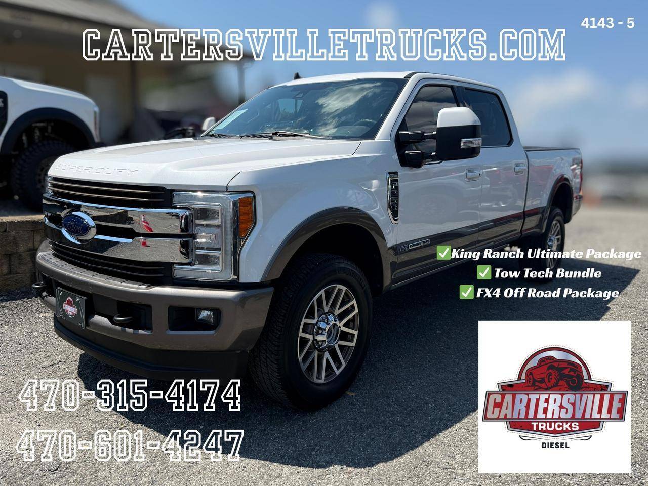 2019 Ford Super Duty F-250 King Ranch — Pickup Truck — 100,366 mi — Cartersville, GA