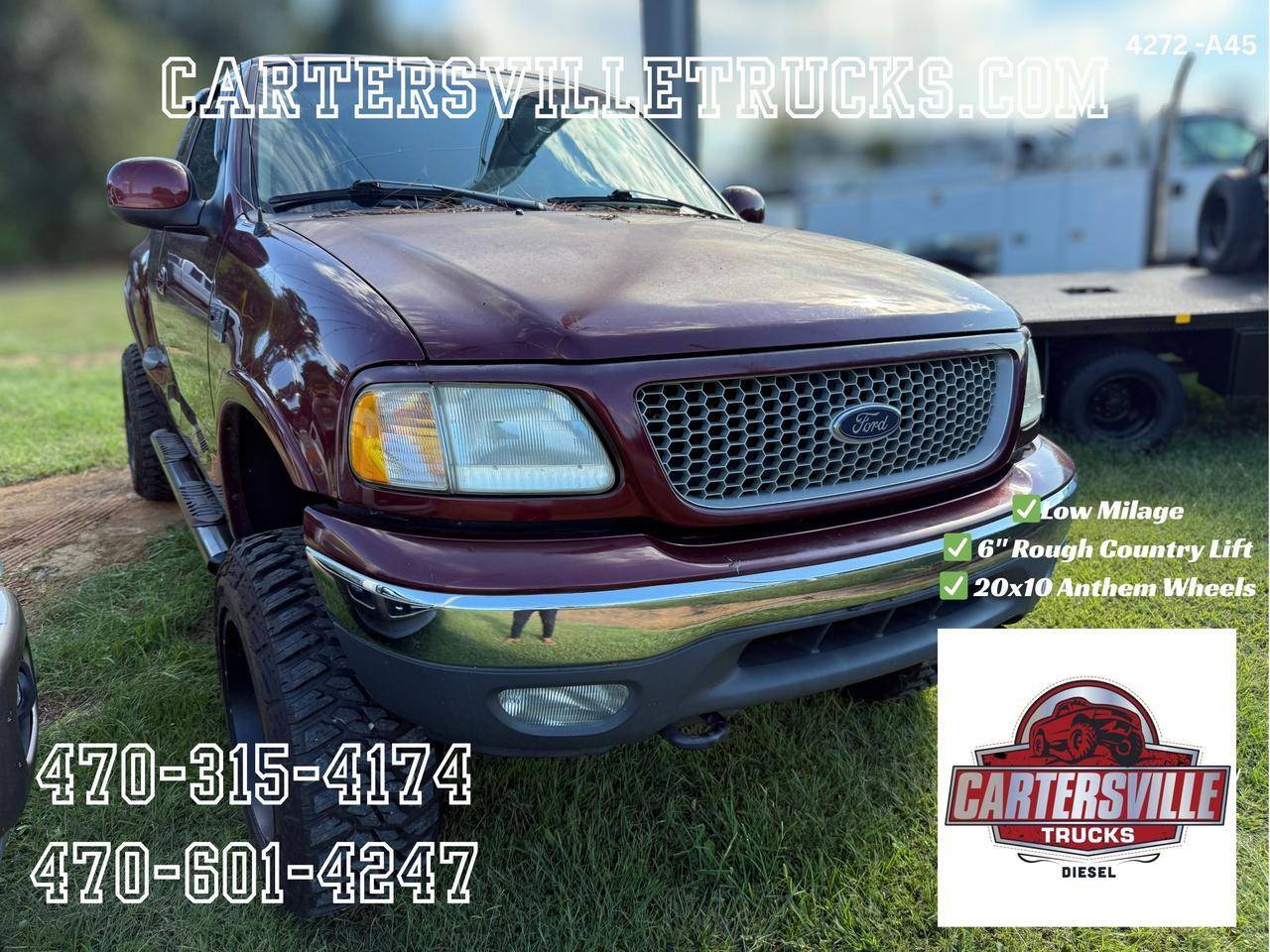 1999 Ford F-150 XLT — Pickup Truck — 55,411 mi — Cartersville, GA