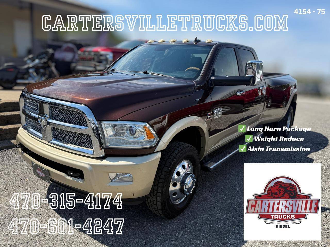 2014 Ram 3500 Longhorn — Pickup Truck — 188,713 mi — Cartersville, GA