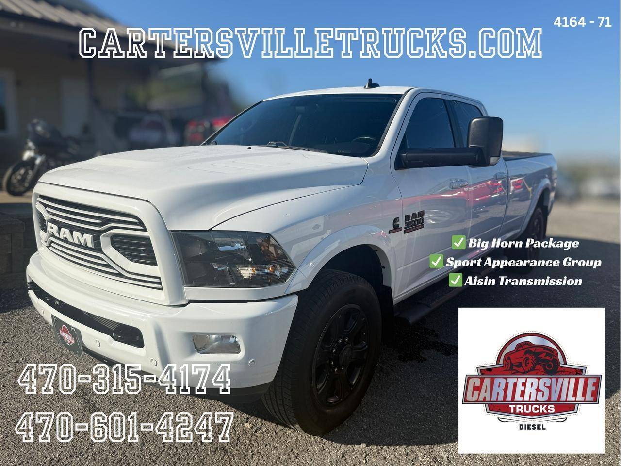 2018 Ram 3500 Big Horn — Pickup Truck — 114,784 mi — Cartersville, GA