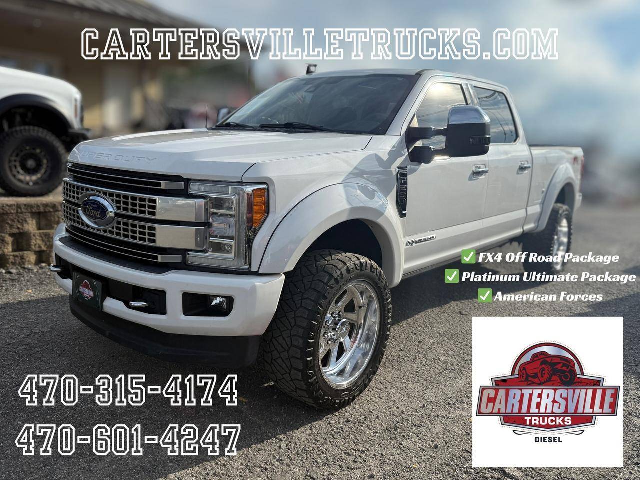 2019 Ford Super Duty F-250 Platinum — Pickup Truck — 104,895 mi — Cartersville, GA