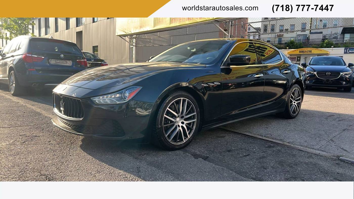 2016 Maserati Ghibli S Q4 — Sedan — 73,795 mi — Queens, NY