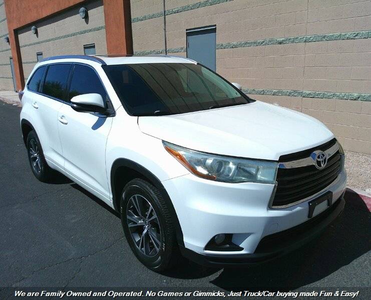 2016 Toyota Highlander XLE — SUV — 102,110 mi — Mesa, AZ