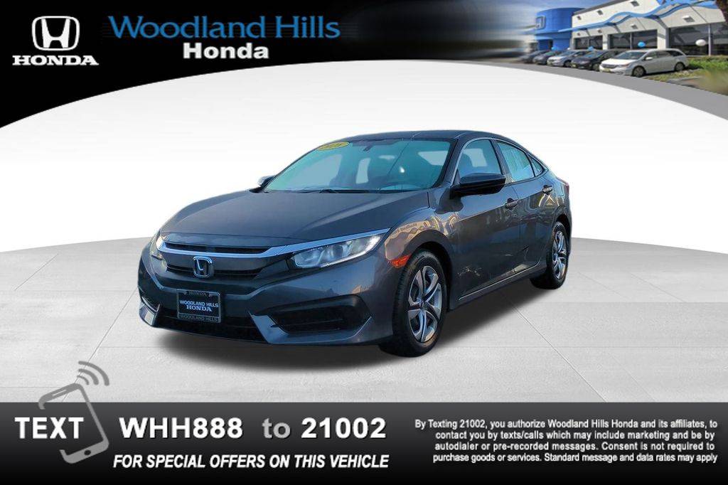 2016 Honda Civic LX — Sedan — 21,404 mi — Woodland Hills, CA