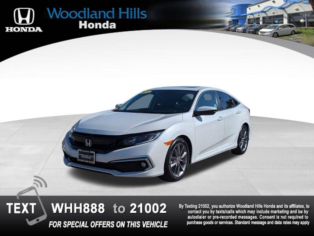2020 Honda Civic EX — Sedan — 52,159 mi — Woodland Hills, CA