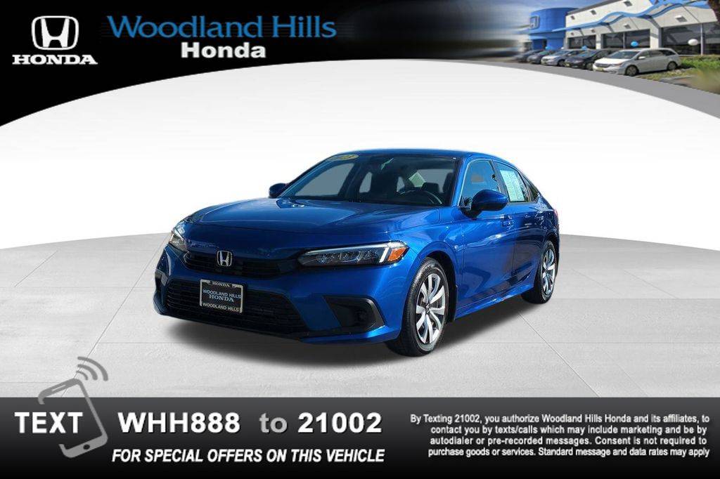 2023 Honda Civic LX — Sedan — 12,608 mi — Woodland Hills, CA