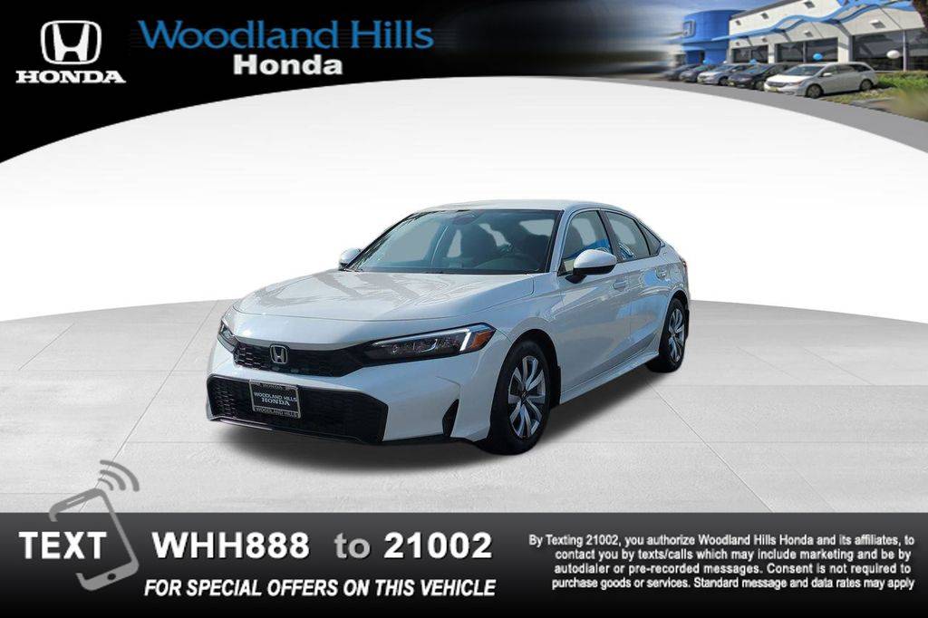 2025 Honda Civic LX — Sedan — 5,621 mi — Woodland Hills, CA