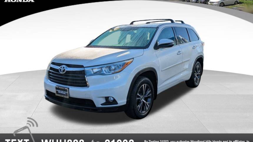 2016 Toyota Highlander XLE — SUV — 110,616 mi — Woodland Hills, CA