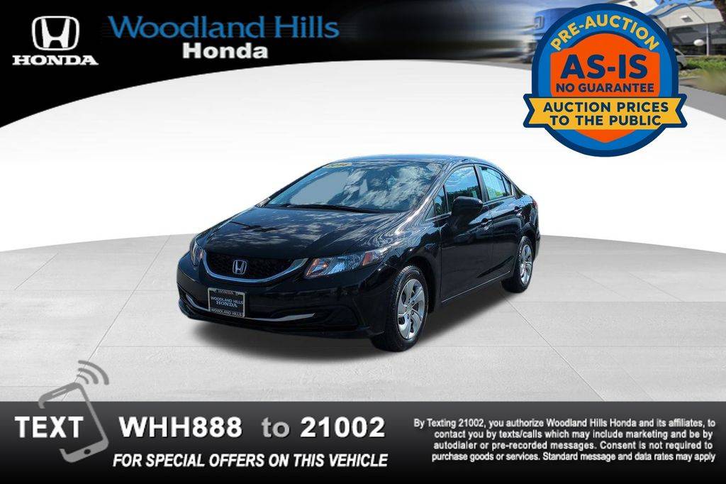 2014 Honda Civic LX — Sedan — 143,026 mi — Woodland Hills, CA