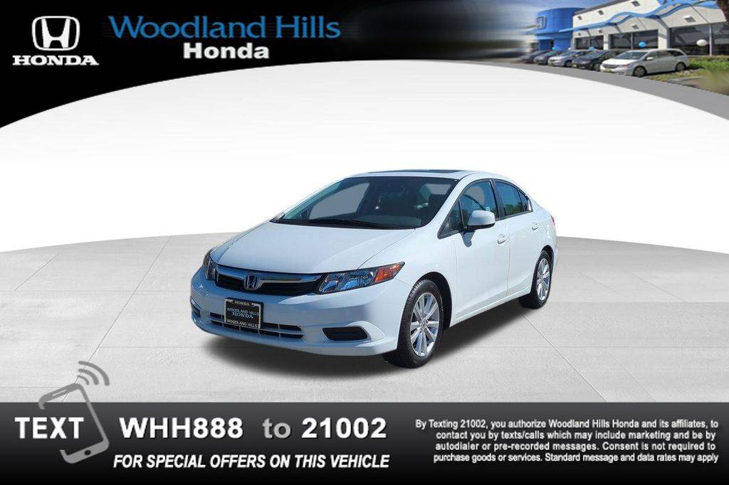2012 Honda Civic EX-L — Sedan — 44,404 mi — Woodland Hills, CA