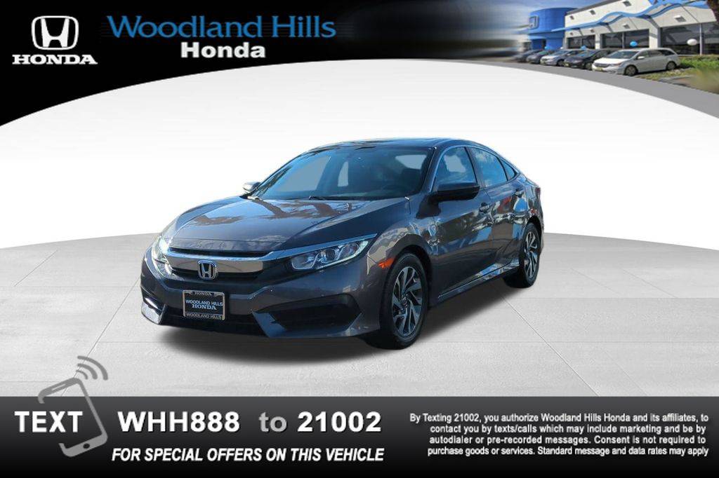 2018 Honda Civic EX — Sedan — 86,534 mi — Woodland Hills, CA