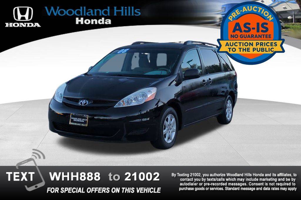 2008 Toyota Sienna LE — Minivan — 150,340 mi — Woodland Hills, CA