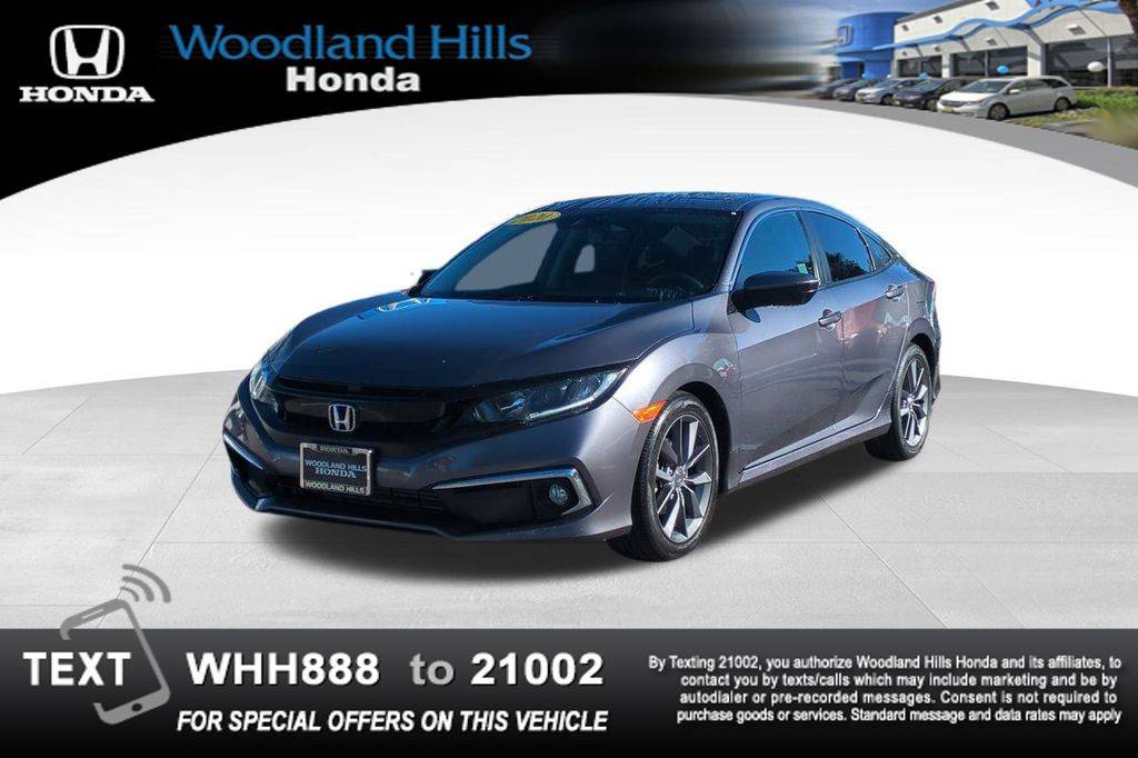 2020 Honda Civic EX-L — Sedan — 77,492 mi — Woodland Hills, CA
