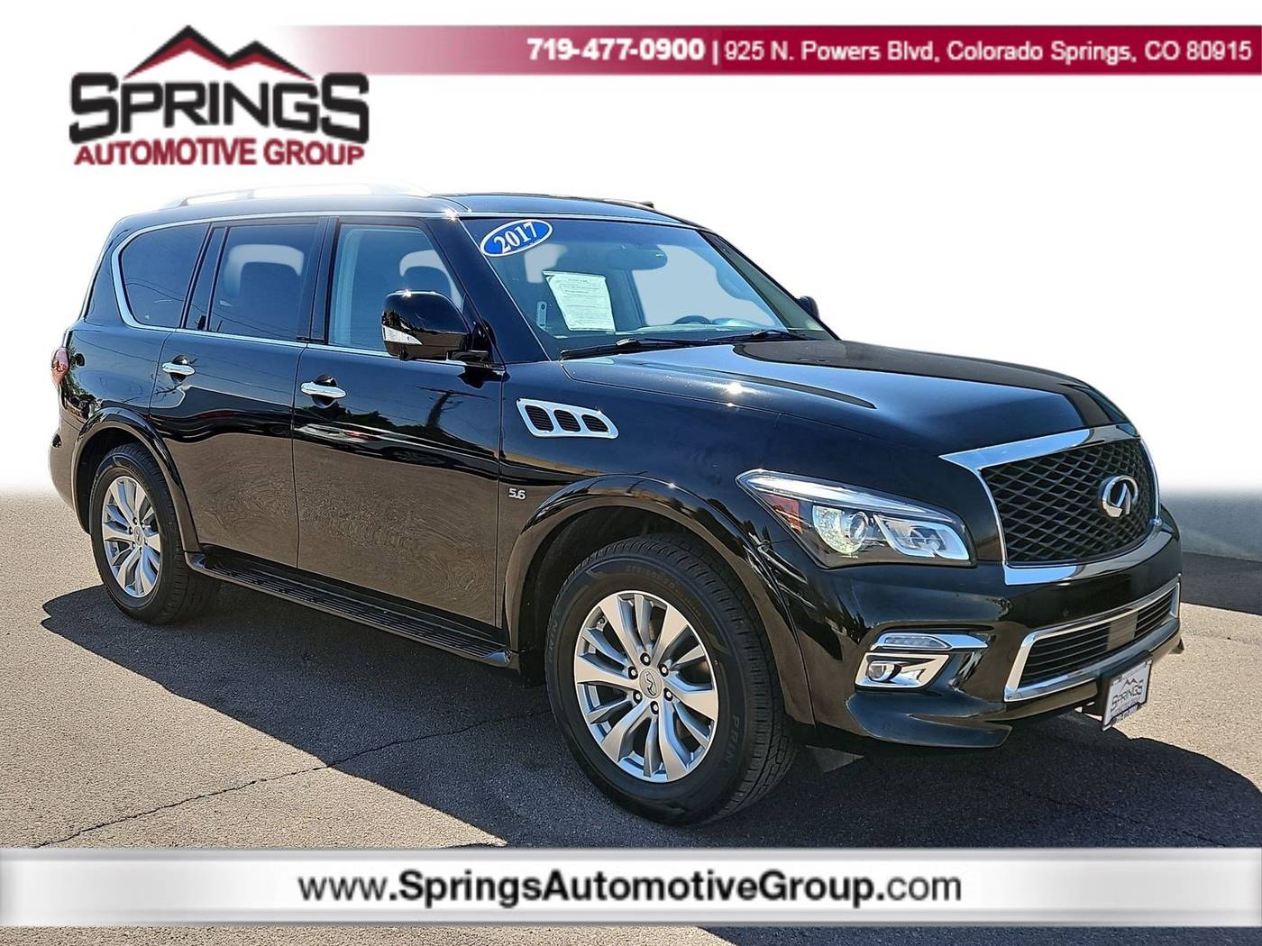 2017 INFINITI QX80 Standard — SUV — 64,252 mi — Colorado Springs, CO