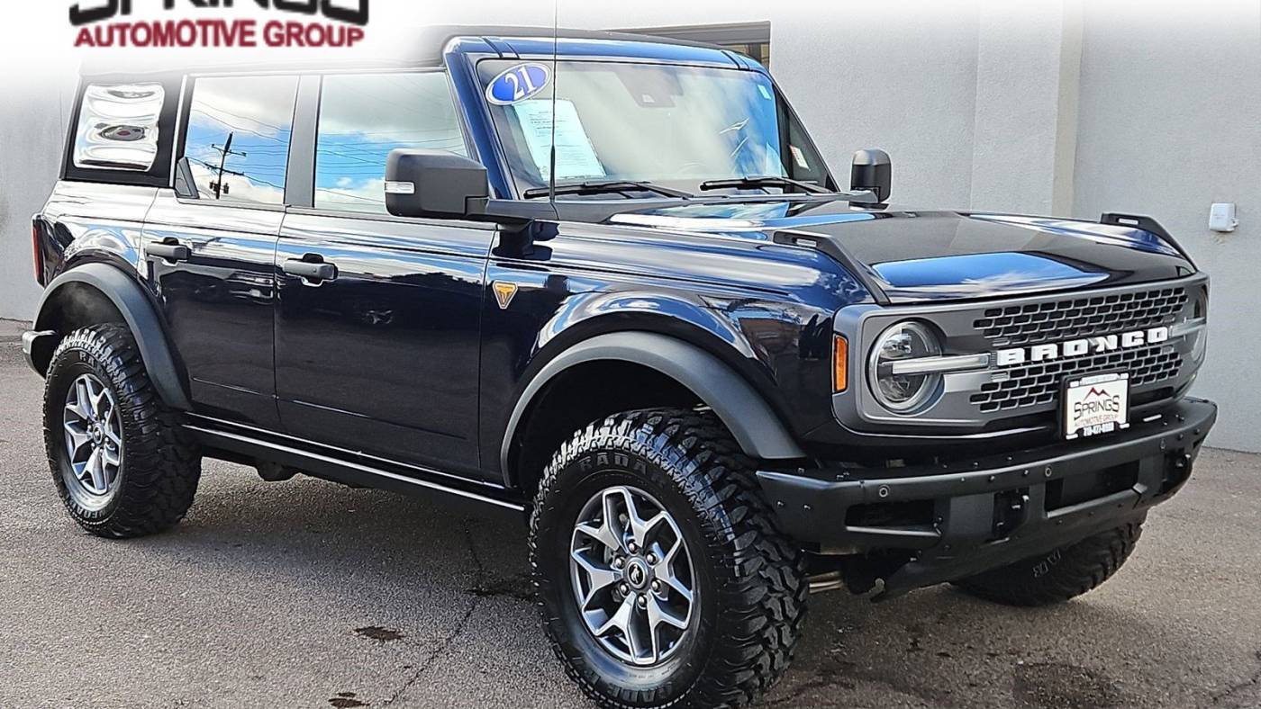 2021 Ford Bronco Badlands — SUV — 31,721 mi — Colorado Springs, CO