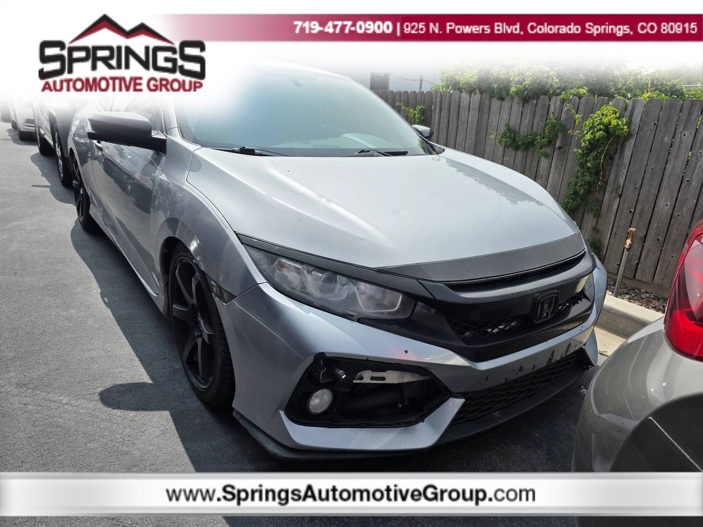 2017 Honda Civic Si — Coupe — 90,240 mi — Colorado Springs, CO