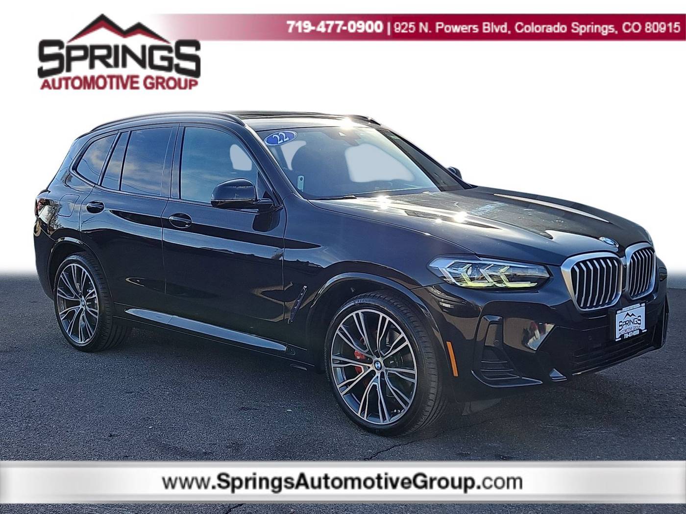 2022 BMW X3 30i — SUV — 66,537 mi — Colorado Springs, CO