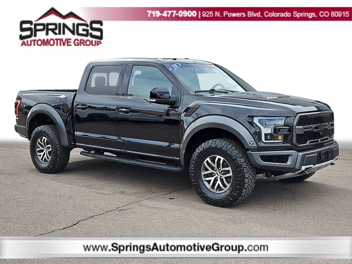 2018 Ford F-150 Raptor — Pickup Truck — 84,672 mi — Colorado Springs, CO