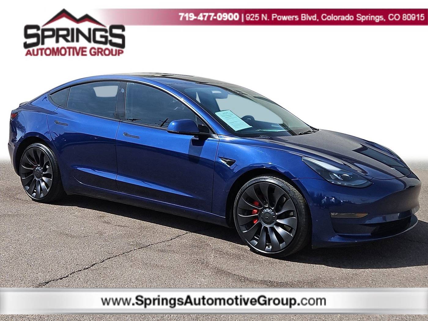 2022 Tesla Model 3 Performance — Sedan — 74,561 mi — Colorado Springs, CO