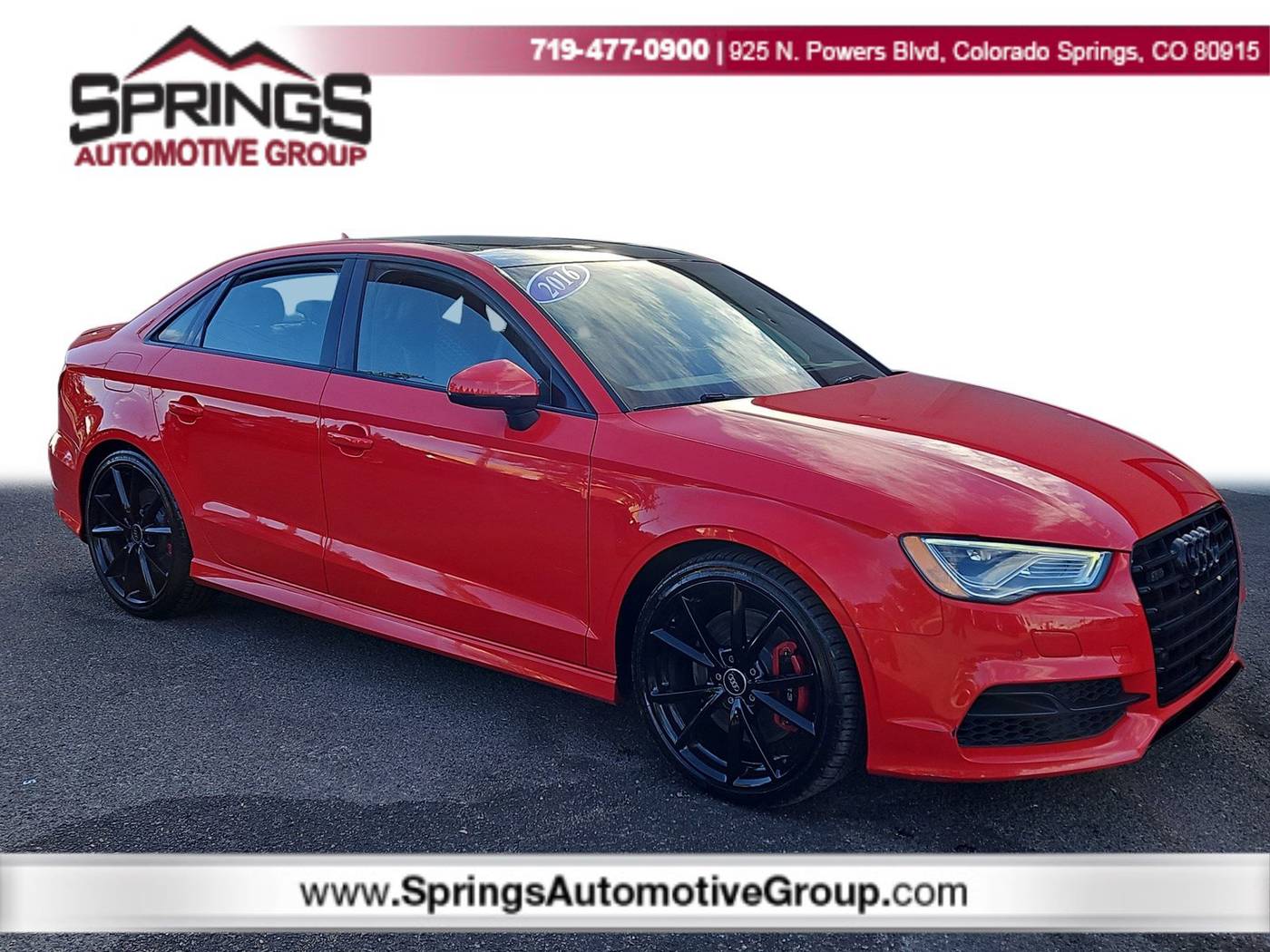 2016 Audi S3 Prestige — Sedan — 71,923 mi — Colorado Springs, CO
