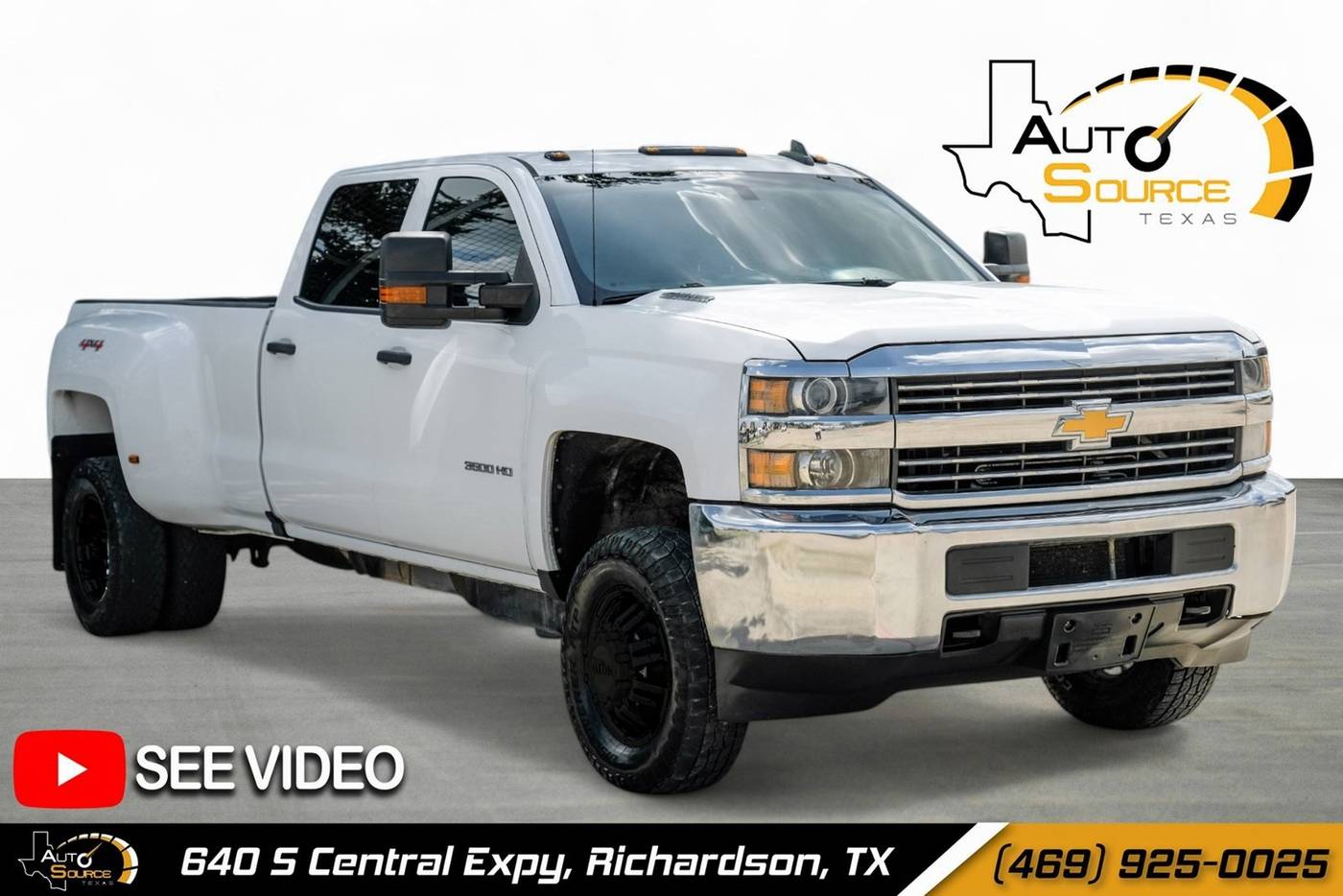 2016 Chevrolet Silverado 3500HD WT — Pickup Truck — 158,375 mi — Richardson, TX