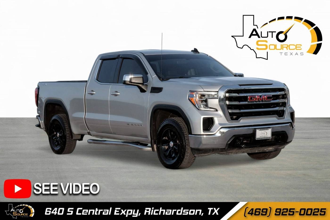 2019 GMC Sierra 1500 SLE — Pickup Truck — 49,566 mi — Richardson, TX