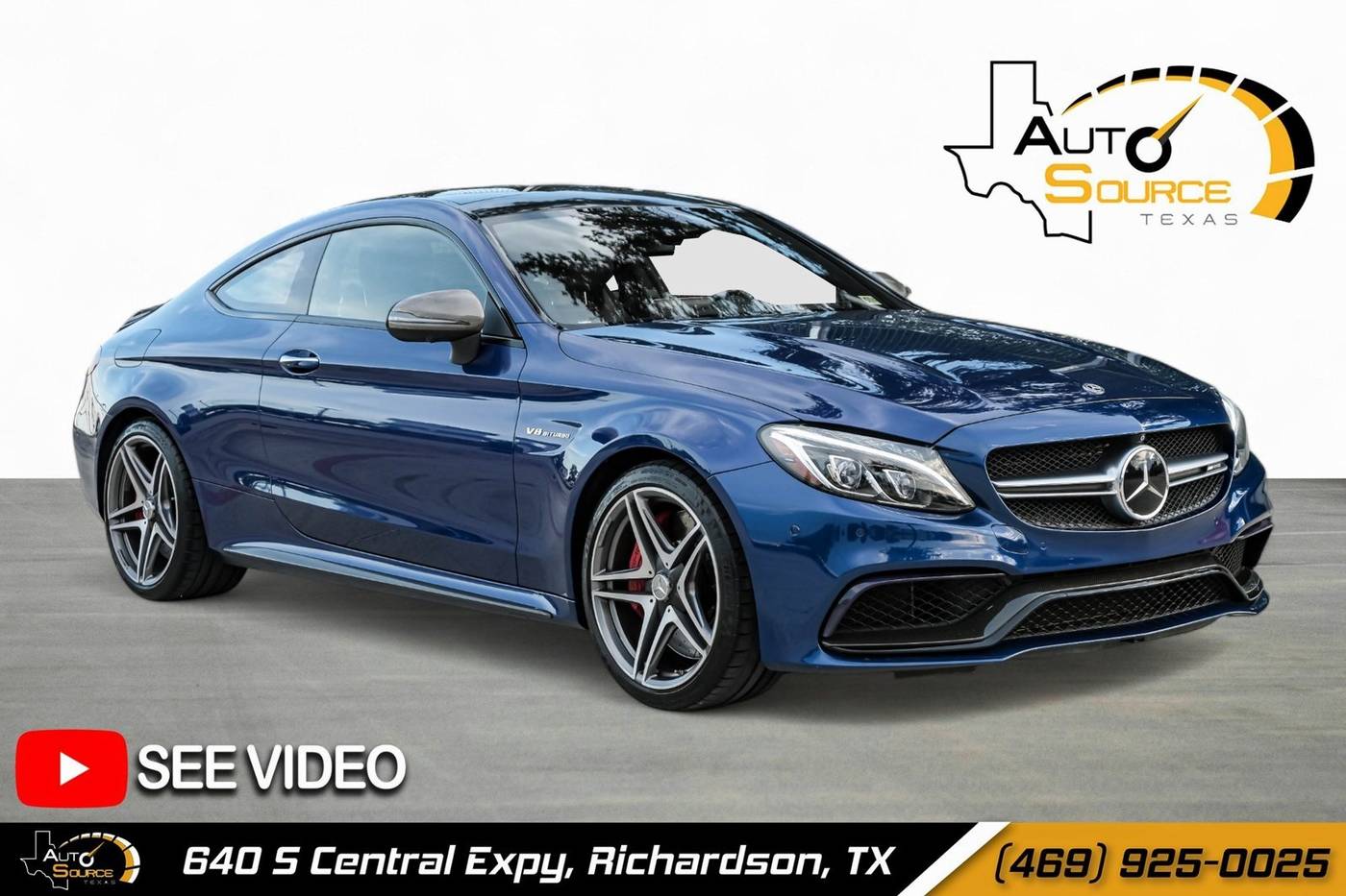 2018 Mercedes-Benz C-Class C 63 S AMG — Coupe — 34,103 mi — Richardson, TX