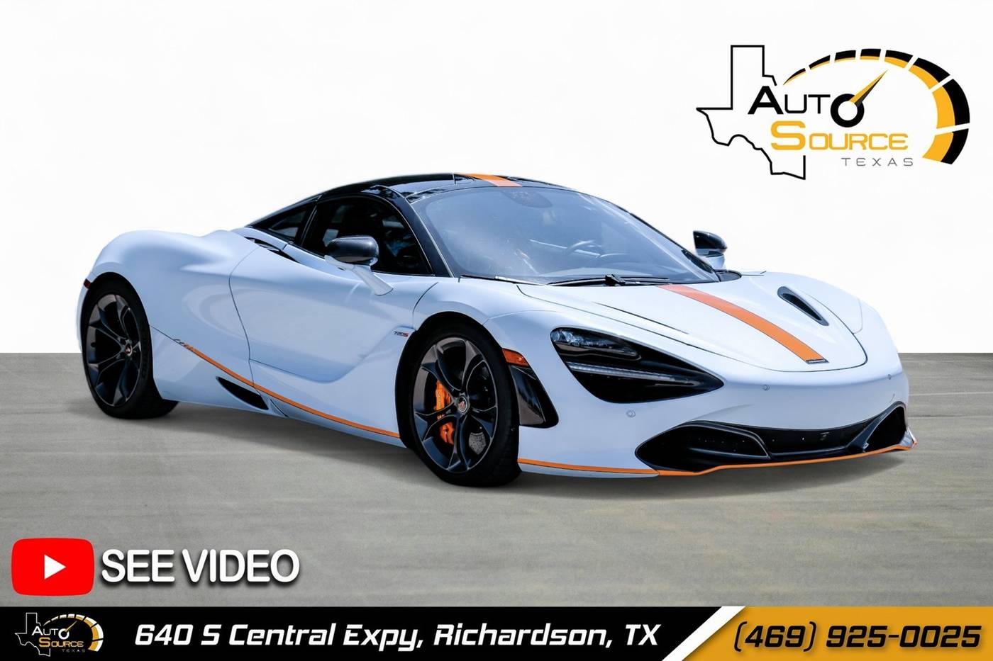 2018 McLaren 720S Performance — Coupe — 13,000 mi — Richardson, TX