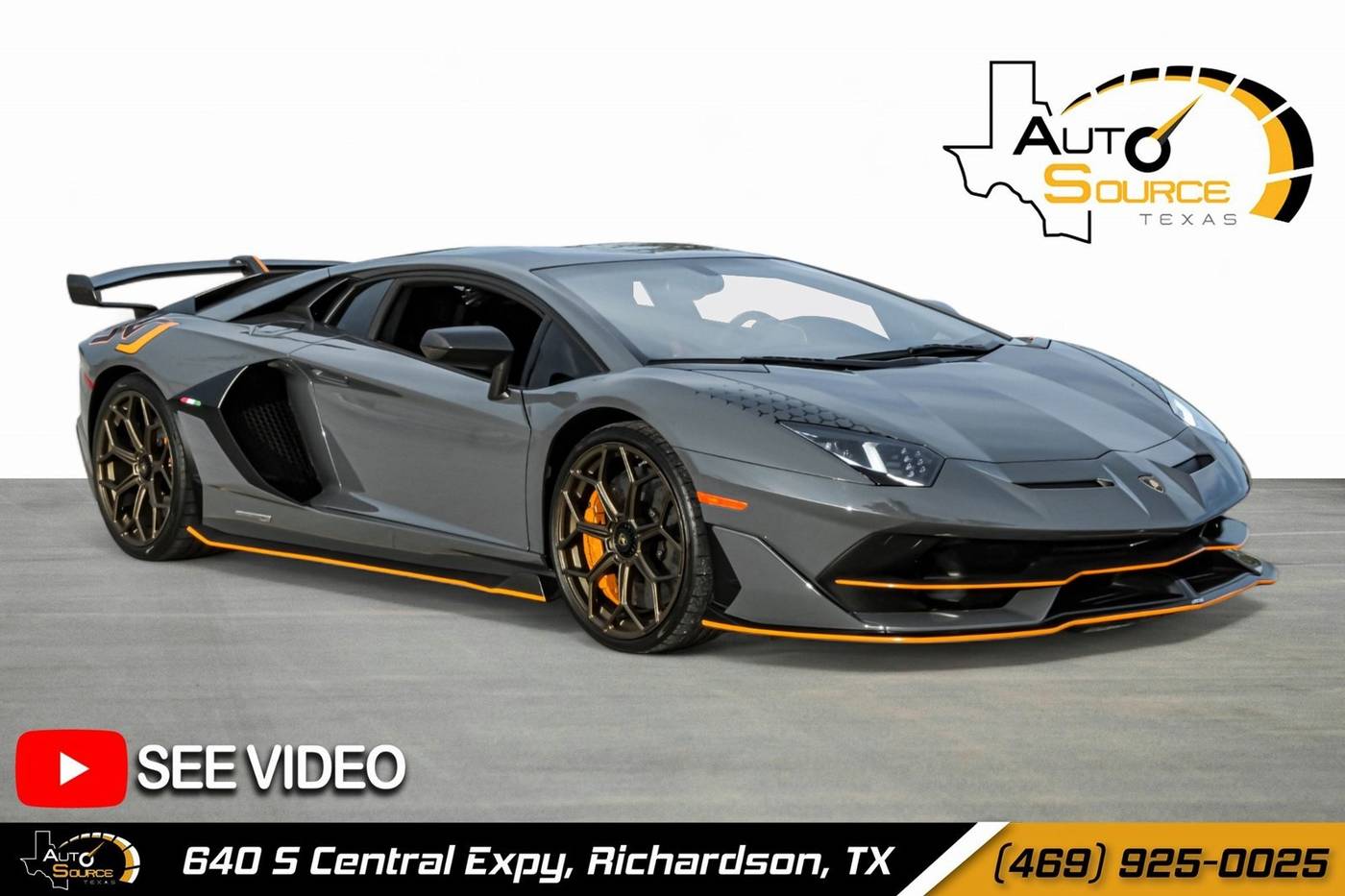 2019 Lamborghini Aventador SVJ — Coupe — 9,080 mi — Richardson, TX