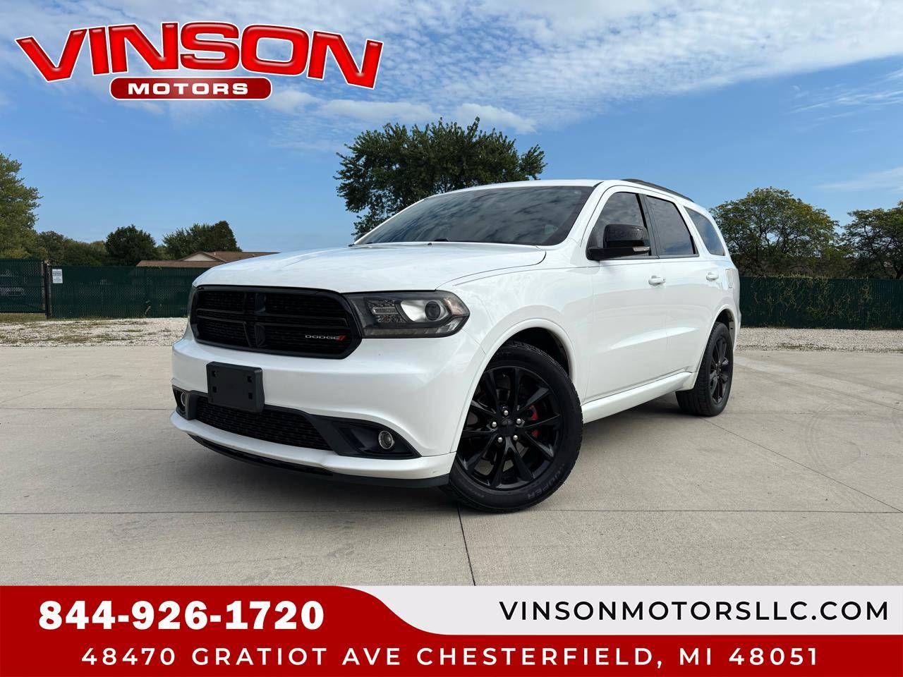 2017 Dodge Durango GT — SUV — 117,683 mi — Chesterfield, MI