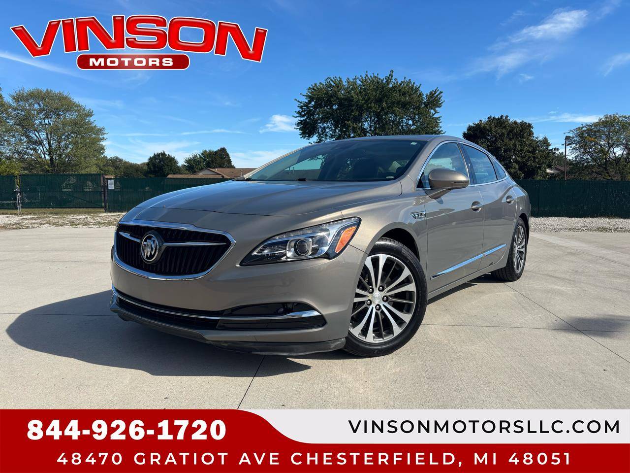 2017 Buick LaCrosse Premium — Sedan — 26,703 mi — Chesterfield, MI