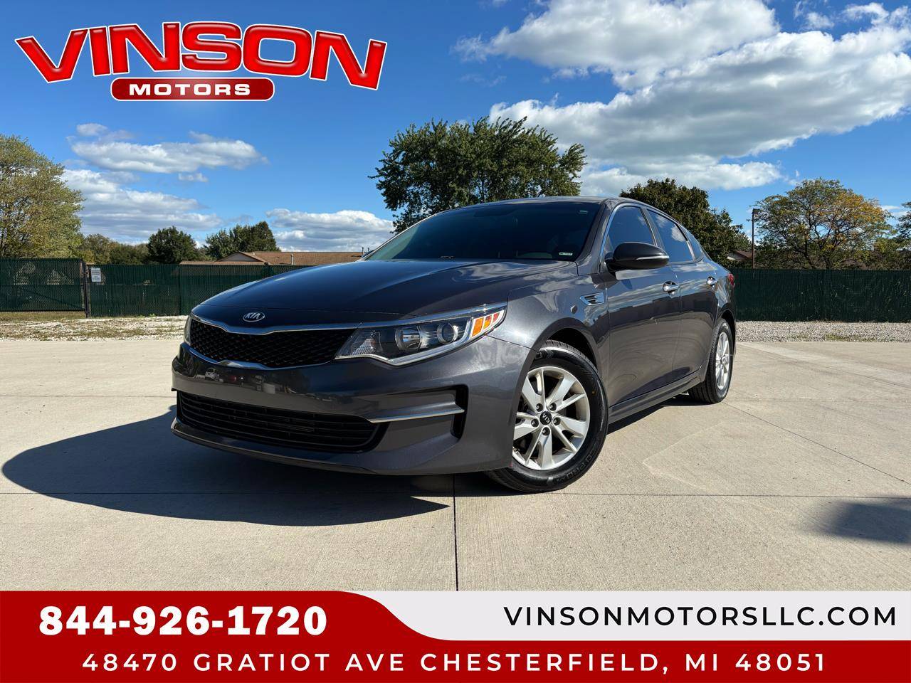 2017 Kia Optima LX — Sedan — 87,583 mi — Chesterfield, MI