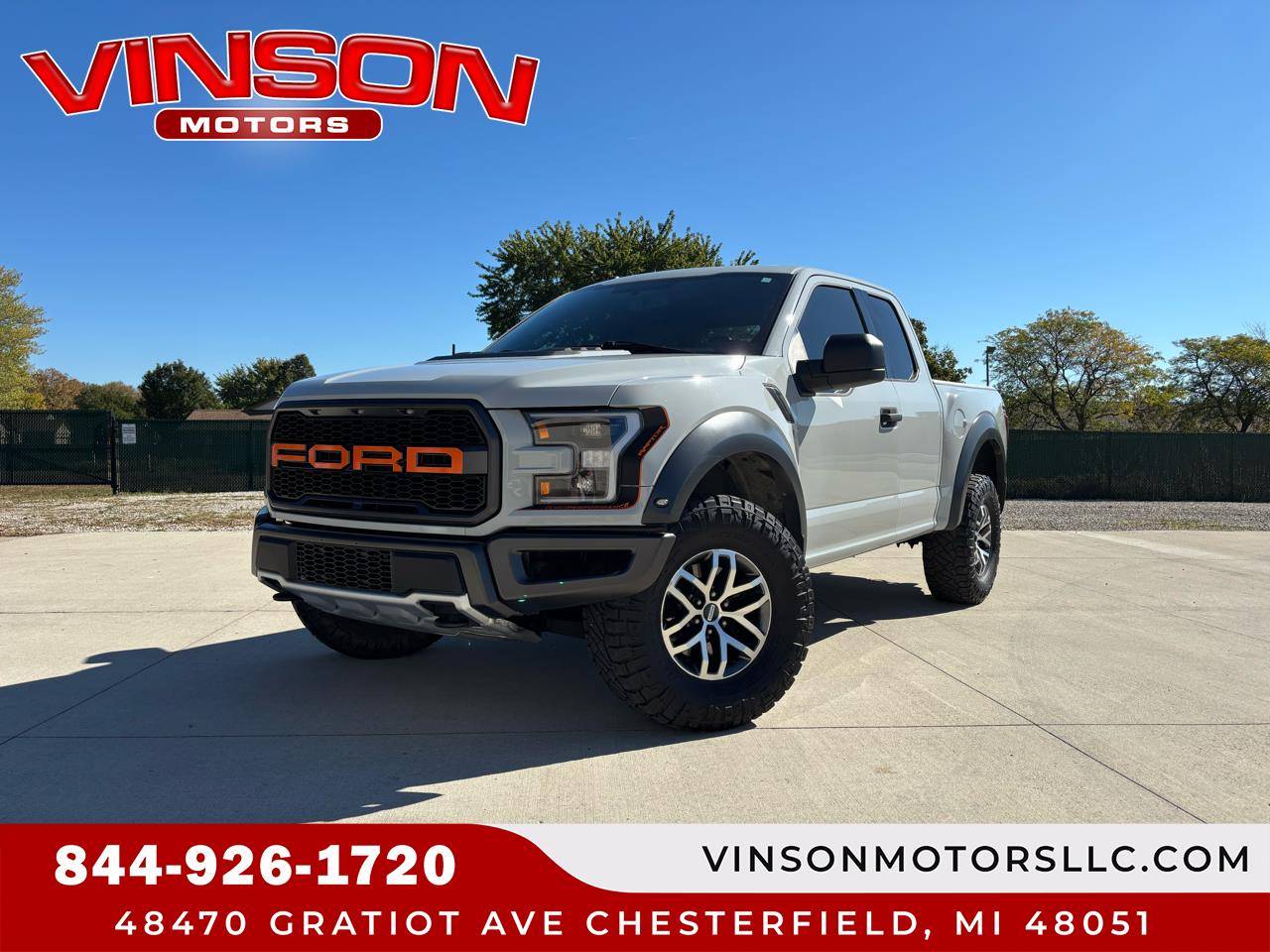 2017 Ford F-150 Raptor — Pickup Truck — 127,279 mi — Chesterfield, MI