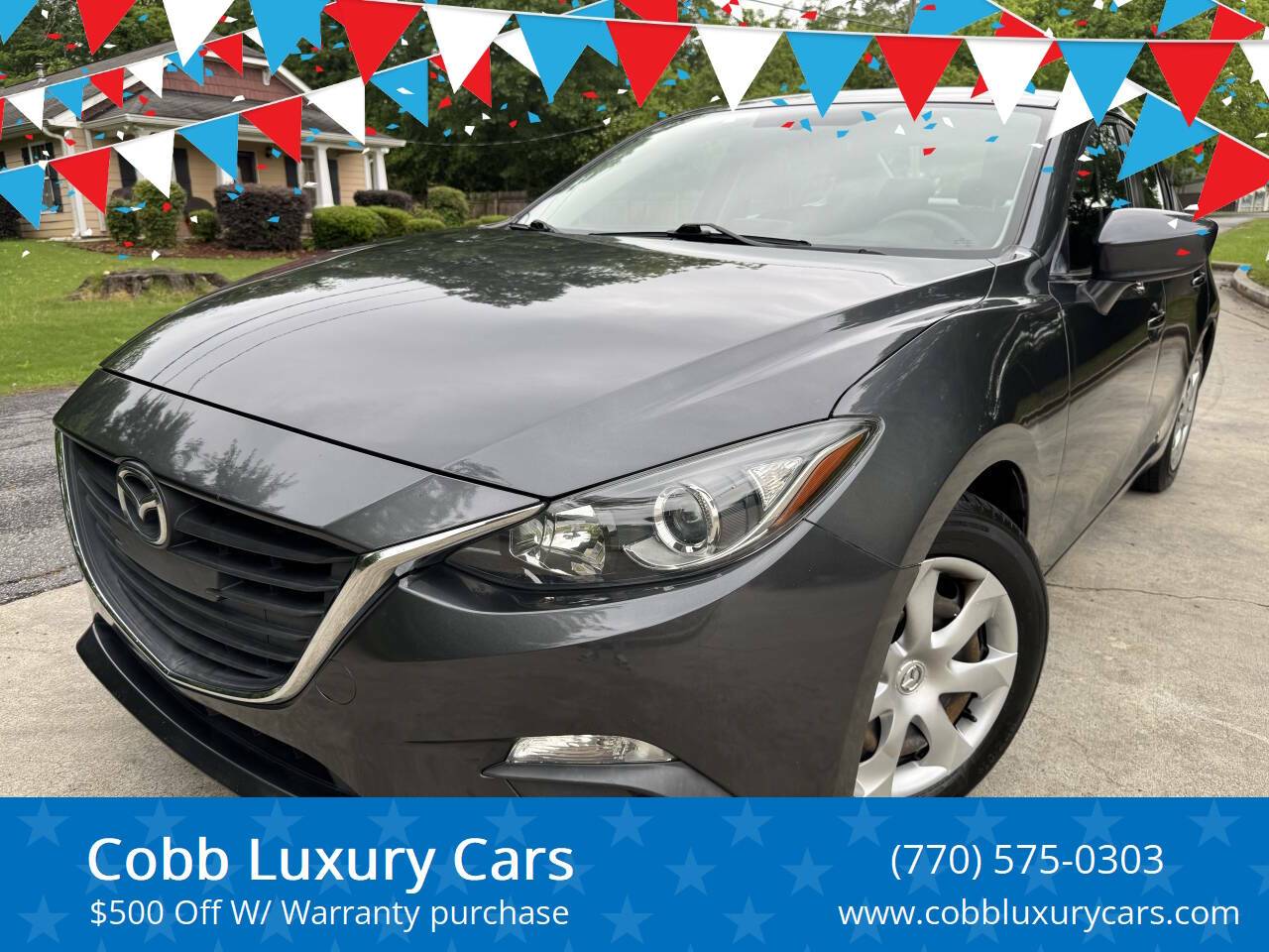 2016 Mazda Mazda3 i Sport — Sedan — 88,874 mi — Marietta, GA