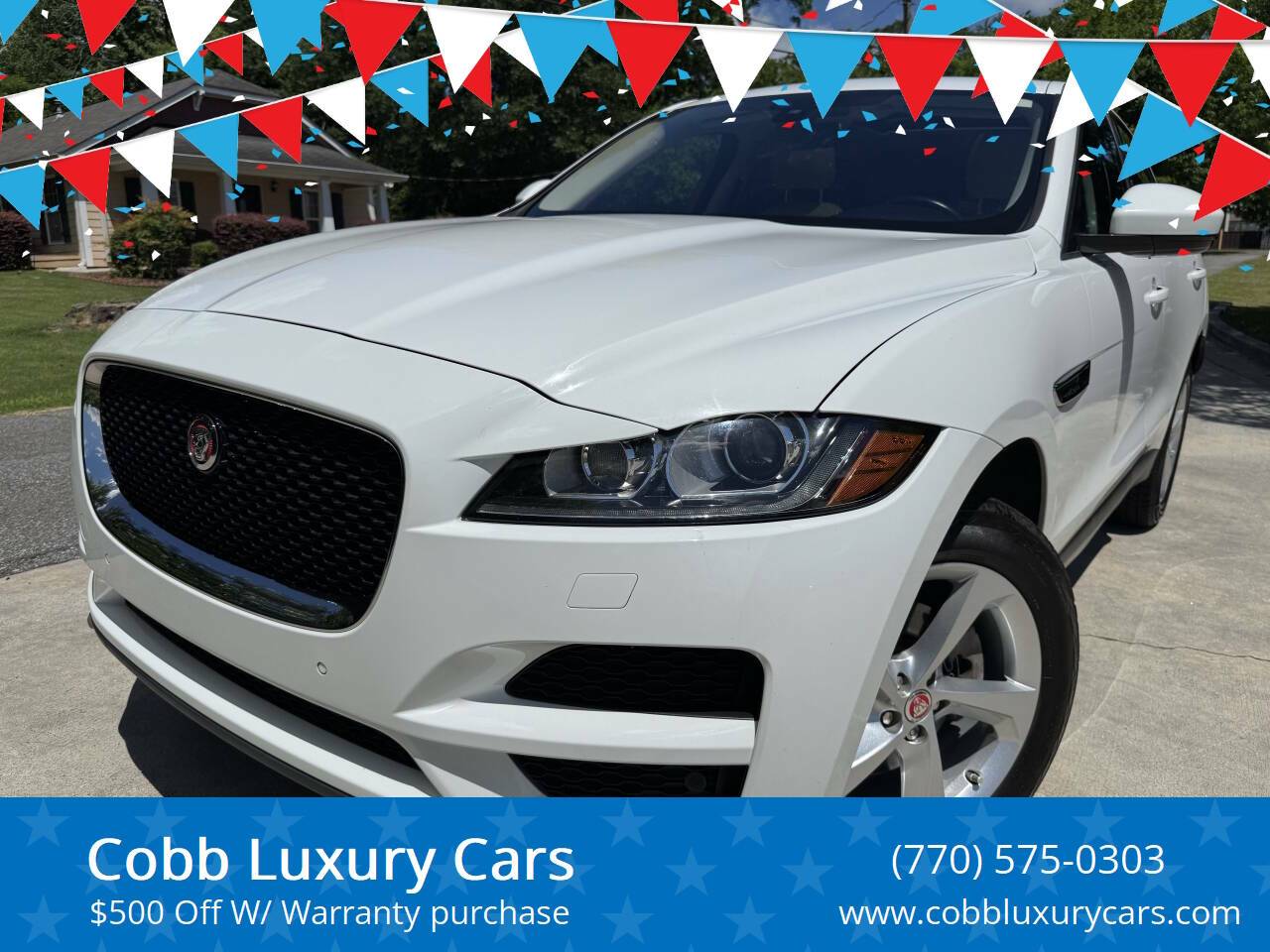 2017 Jaguar F-PACE Premium — SUV — 77,098 mi — Marietta, GA