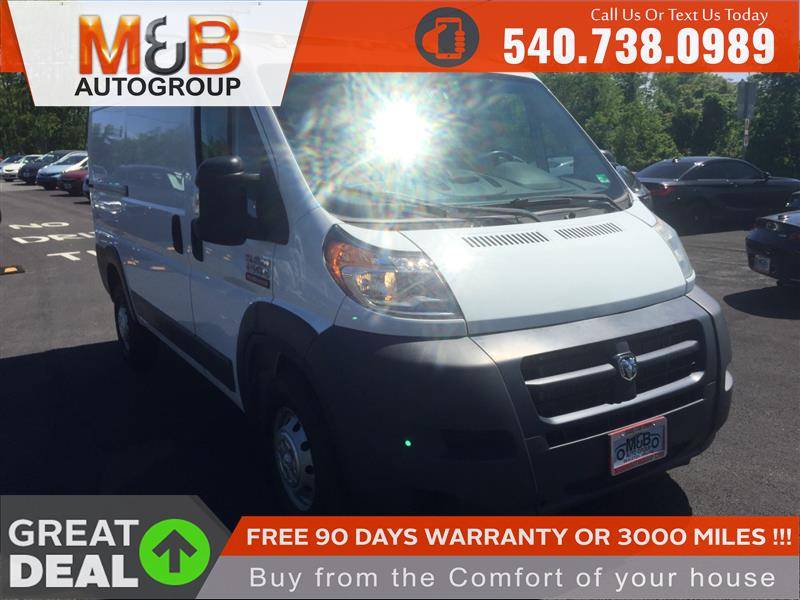 2014 Ram ProMaster Cargo Van 1500 — Cargo Van — 113,785 mi — Bealeton, VA