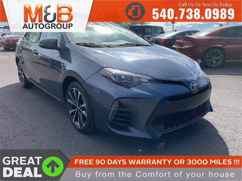 2017 Toyota Corolla SE — Sedan — 81,997 mi — Bealeton, VA