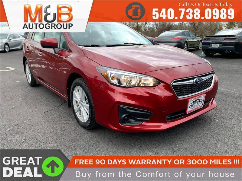 2017 Subaru Impreza 2.0i Premium — Hatchback — 96,353 mi — Bealeton, VA