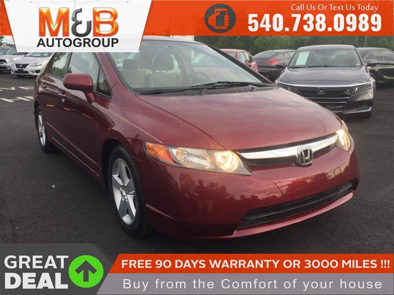 2008 Honda Civic EX — Sedan — 96,421 mi — Bealeton, VA