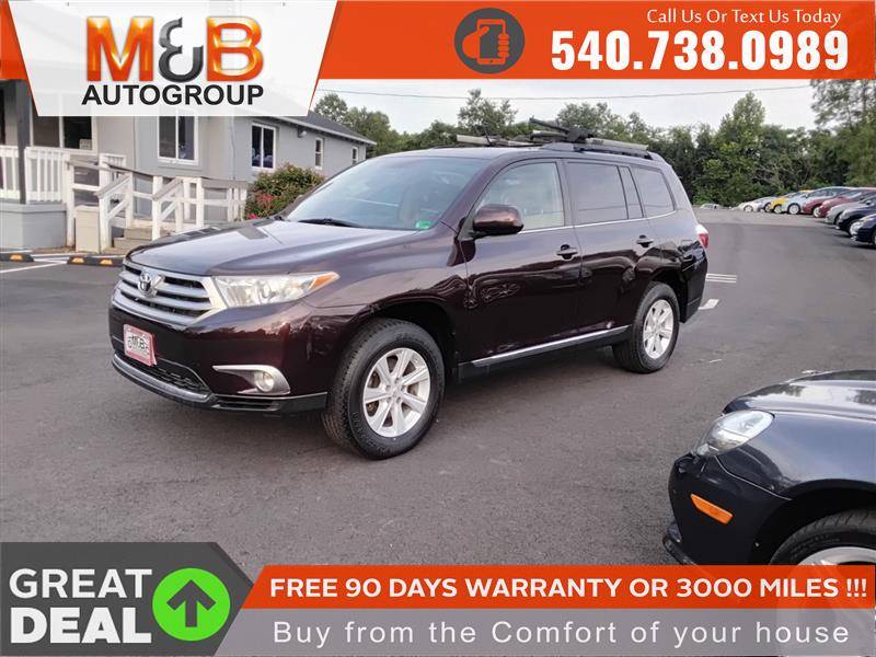 2012 Toyota Highlander SE V6 — SUV — 100,929 mi — Bealeton, VA