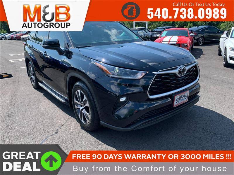 2021 Toyota Highlander XLE — SUV — 27,855 mi — Bealeton, VA