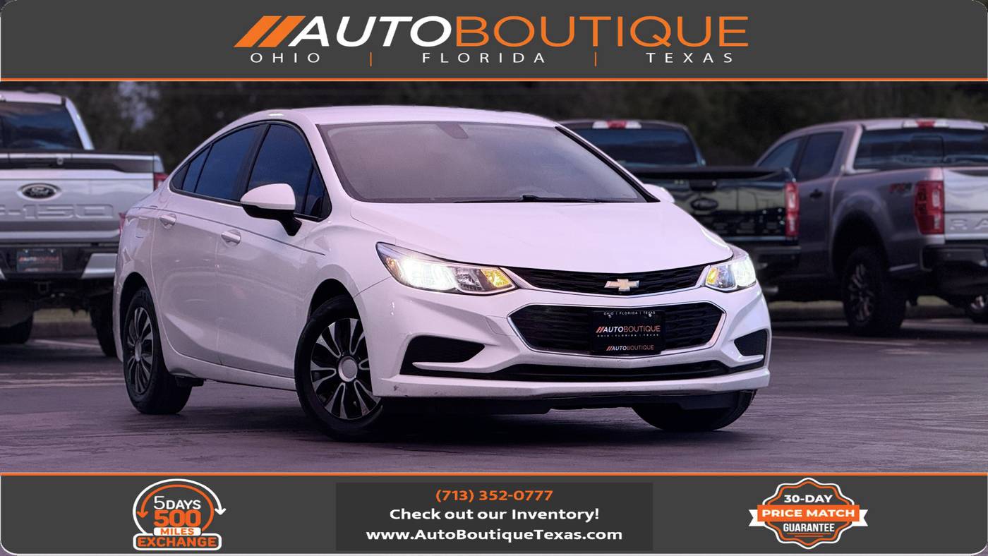 2016 Chevrolet Cruze LS — Sedan — 123,761 mi — Alvin, TX