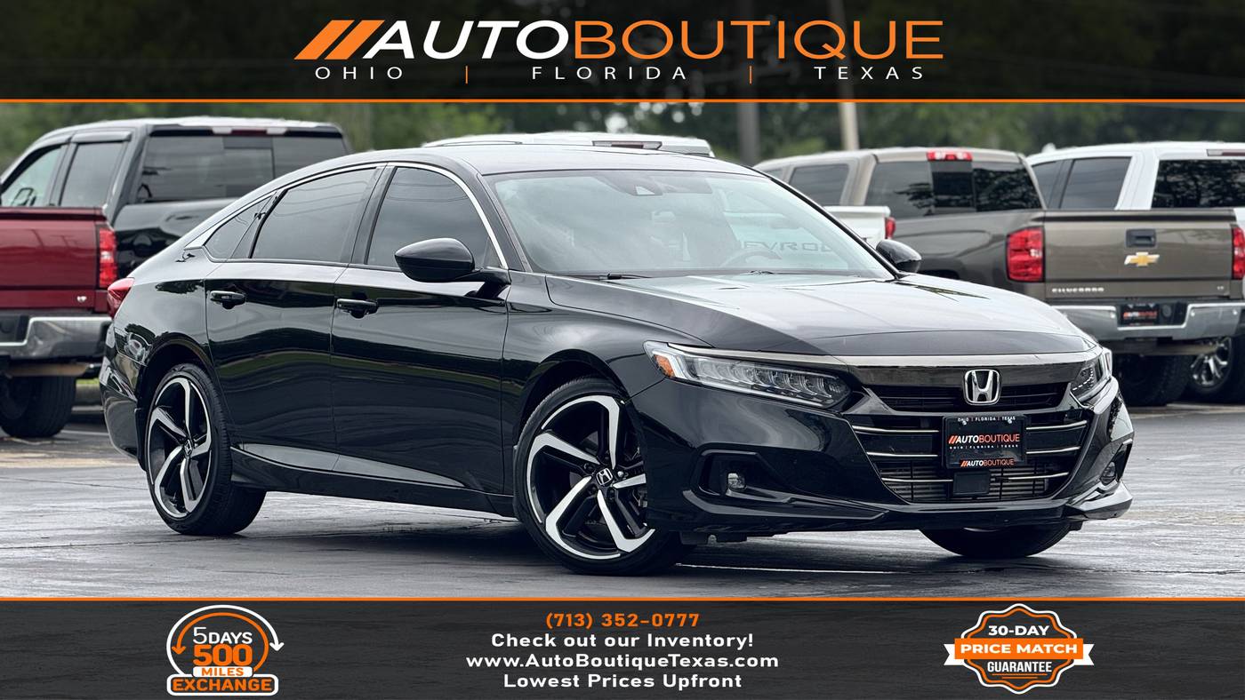 2022 Honda Accord Sport — Sedan — 21,200 mi — Alvin, TX