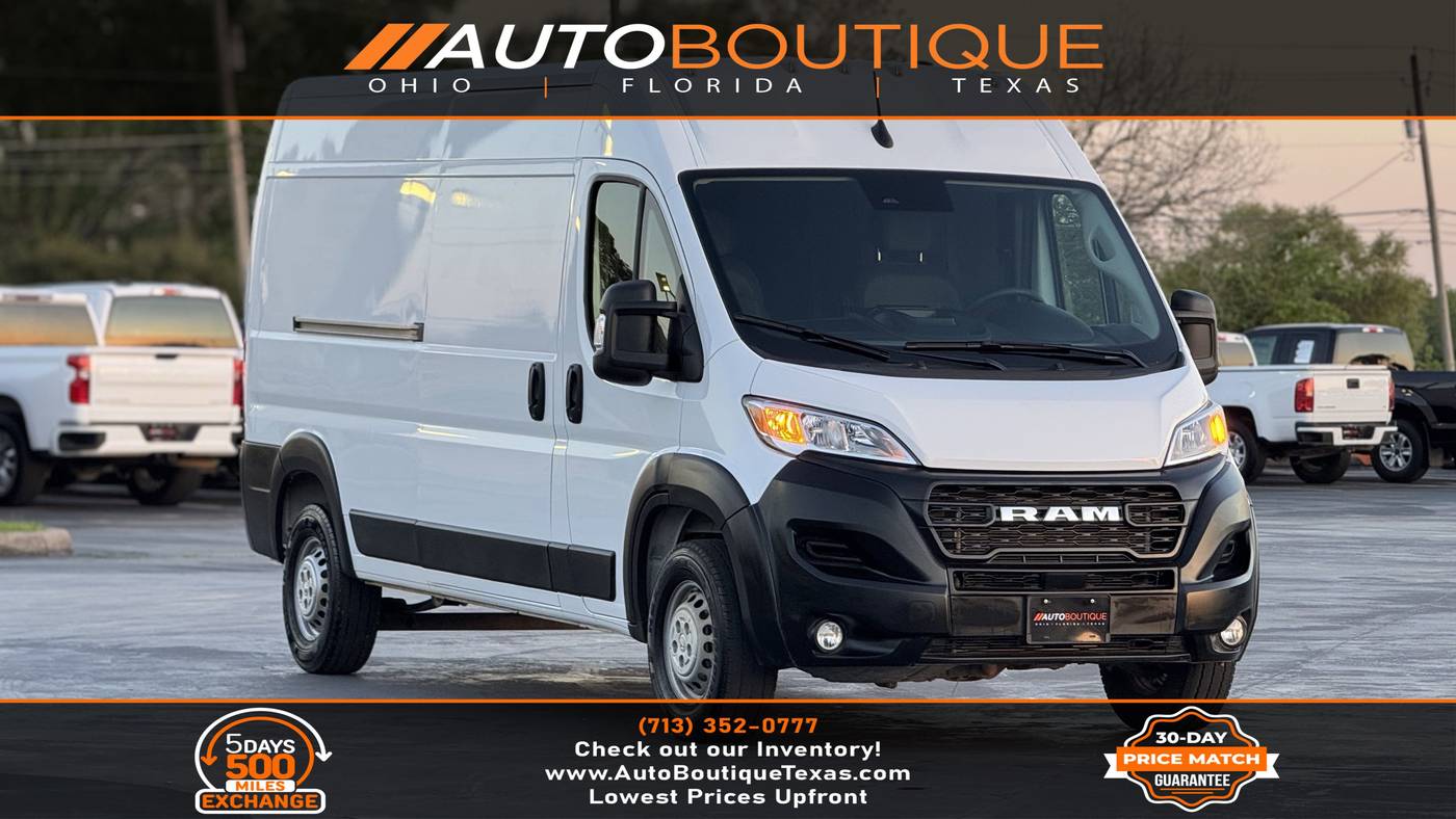 2025 Ram ProMaster Cargo Van Tradesman 2500 — Cargo Van — 17,950 mi — Alvin, TX