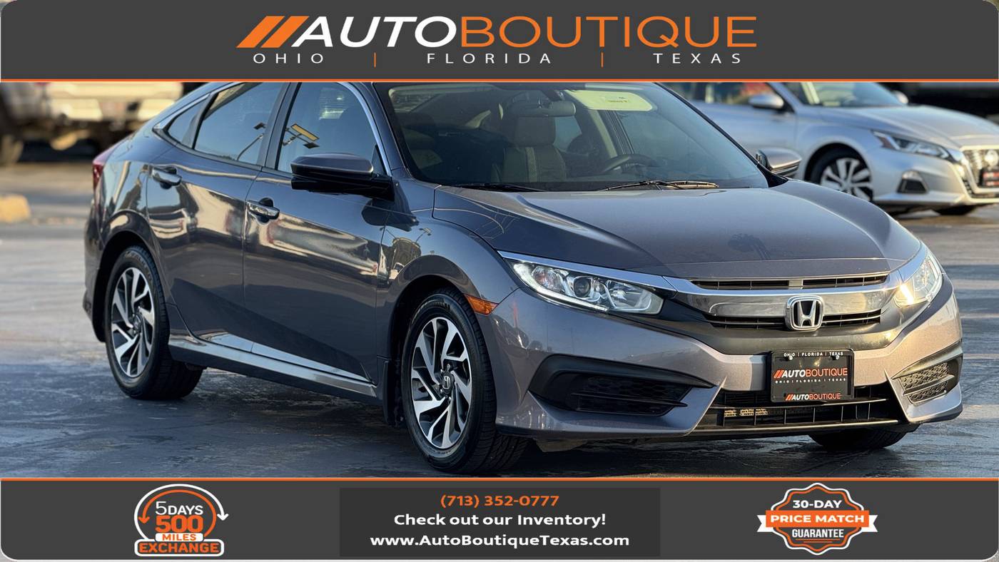 2016 Honda Civic EX — Sedan — 69,717 mi — Alvin, TX