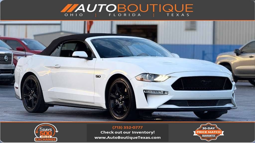 2019 Ford Mustang GT Premium — Convertible — 51,526 mi — Alvin, TX