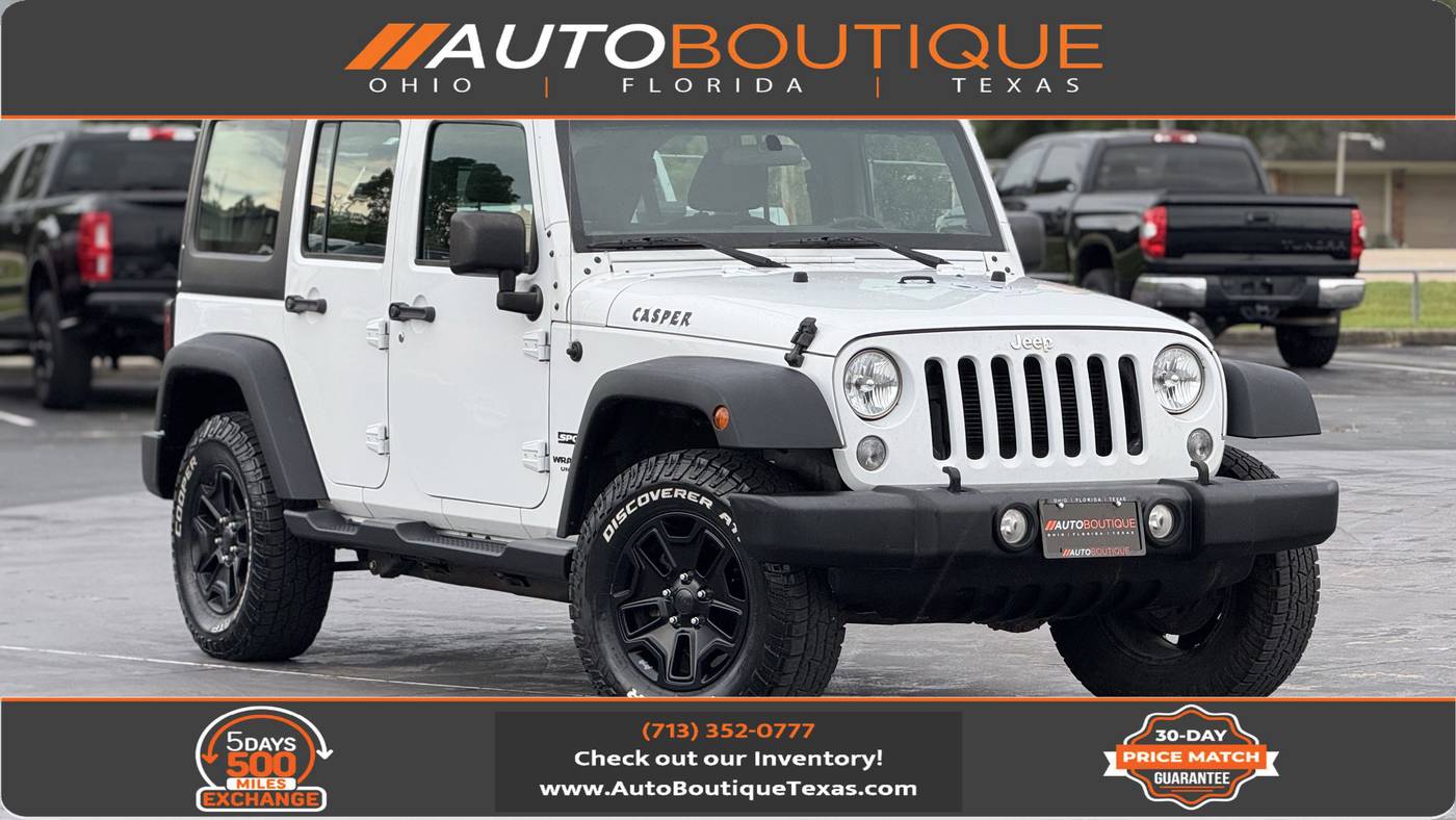 2017 Jeep Wrangler Sport — SUV — 84,434 mi — Alvin, TX