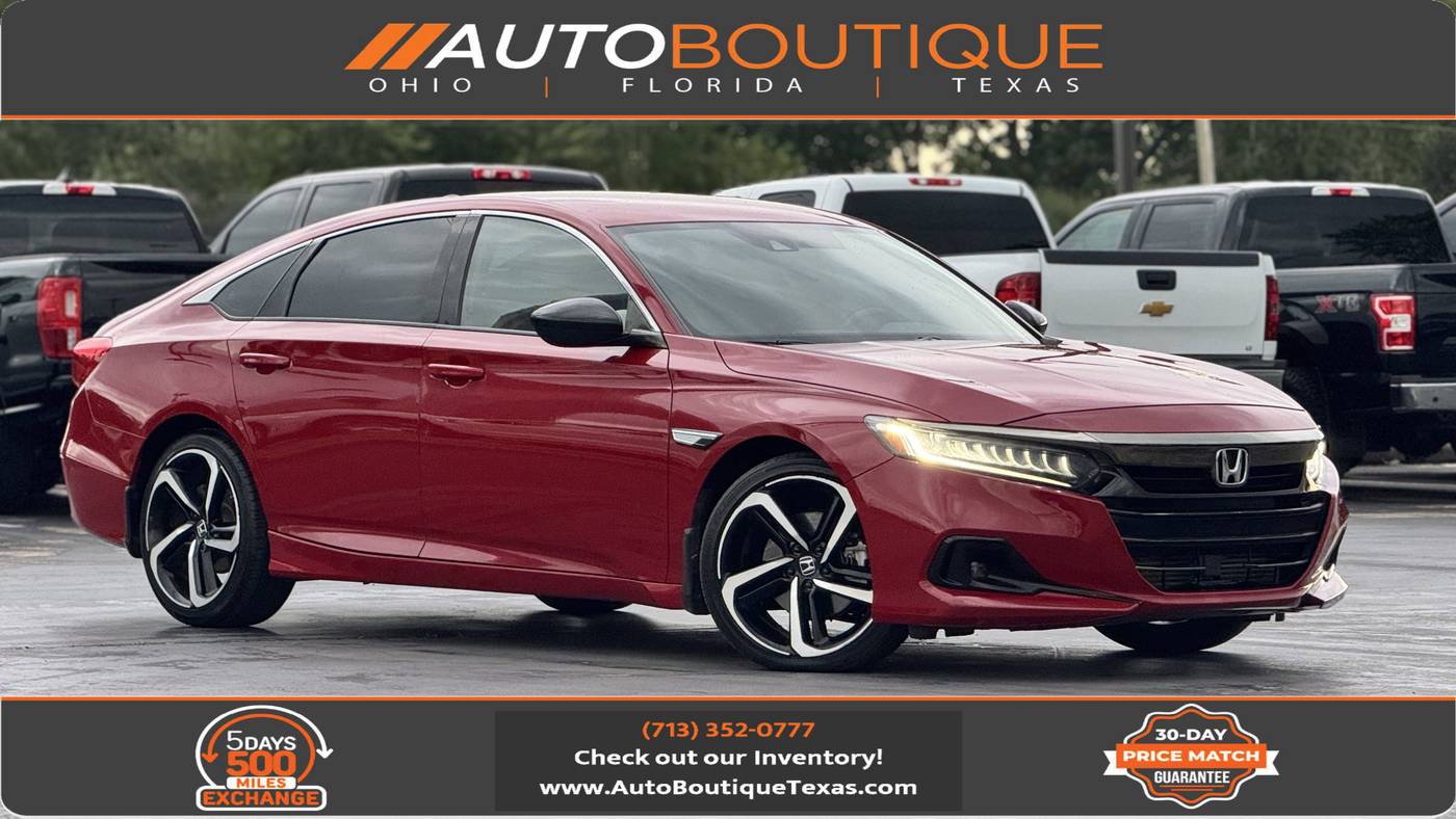 2021 Honda Accord Sport — Sedan — 63,034 mi — Alvin, TX