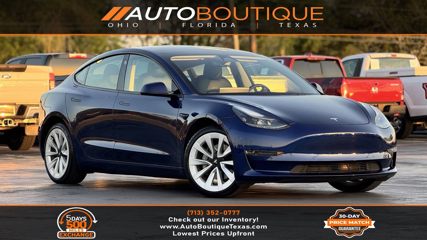 2022 Tesla Model 3 Long Range — Sedan — 77,500 mi — Alvin, TX